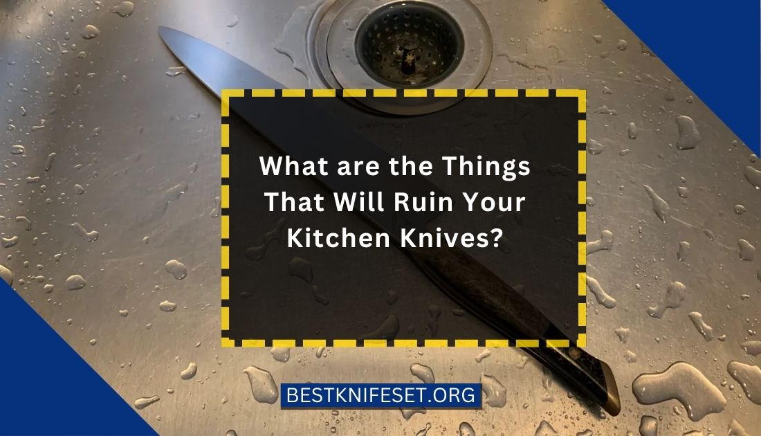 What are the Things That Will Ruin Your Kitchen Knives?
